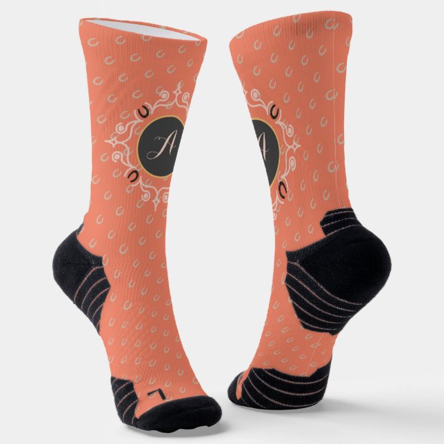 Reitschiff Monogram Socken (Gewinkelt)