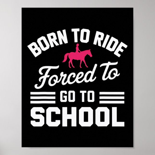Reitschule Girl Poster (Vorne)