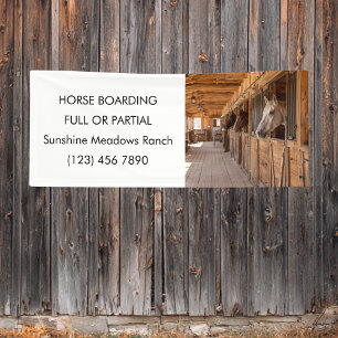 Reitsport-Boarding Banner