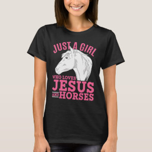 Reitsport Christlich Reitpferde Girls - ein perfek T-Shirt