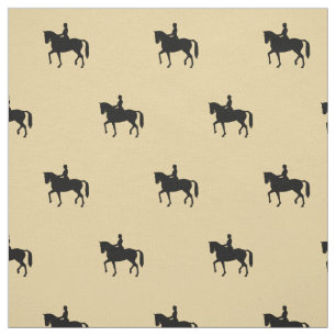 Reitsport-Cream-Dressur bedruckt pro Meter Stoff
