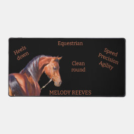 Reitsport Dressur Personalisiert Schreibtischunterlage