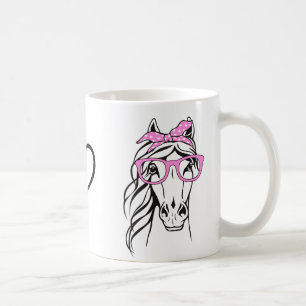 Reitsport-Geschenk Reiten Bandana Pferd Kaffeetasse