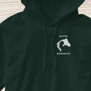 Reitsport Individuelle Name Reiten Hoodie