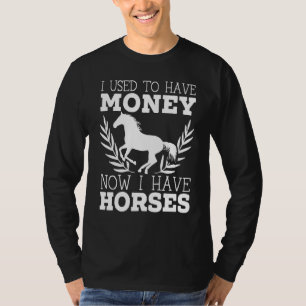 Reitsport Pferd Reiten Reiten Pferdesattel T-Shirt