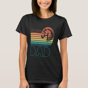 Reitsport Pferde I Liebt Männer Frauen Pferd VATER T-Shirt