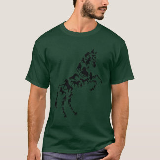 Reitsport Reitpferd Silhouette T-Shirt