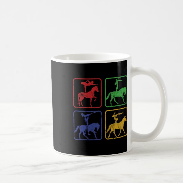 Reitsport Reitpferde Dressa Kaffeetasse (Rechts)