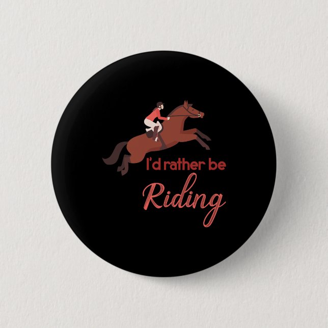 Reitsport Reitsport Reitpferd Pferd Button (Vorderseite)