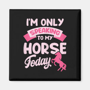 Reitsport-Shirt Funny Reittier T-Shirt Nur meine S Magnet