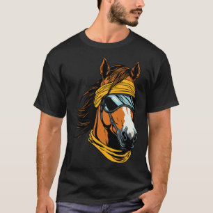 Reitsport Sonnenbrillen Reiten auf Pferden T-Shirt