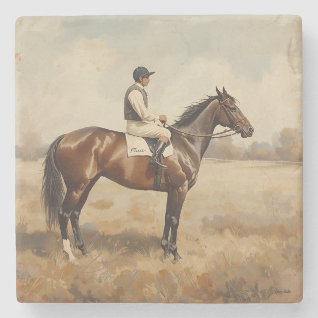 Reitsport  steinuntersetzer (Vorderseite)