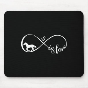 Reitsport Unendlichkeit Symbol Liebe Reiten Reiten Mousepad