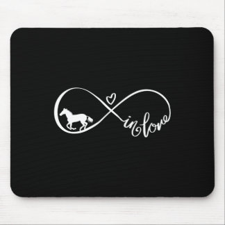 Reitsport Unendlichkeit Symbol Liebe Reiten Reiten Mousepad
