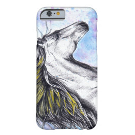 Reitsport Wasserfarbe und Tintenfischkunst iPhone 13 Hülle