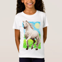 Reitsport - Weißes Pferd - Reiten