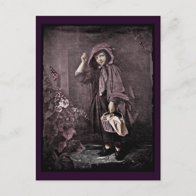 Reitstall an der Haustür von Grandmas Postkarte (Vorderseite)