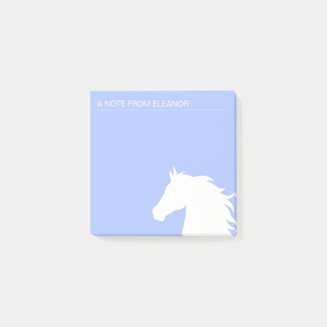 Reitstall Elegante Custom Note Post-it Klebezettel (Vorderseite)