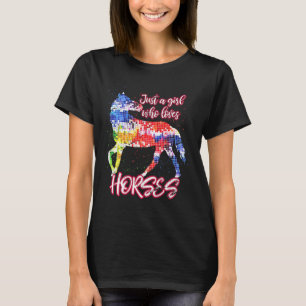 Reitstall Rodelbahn mit Aussicht Reiten T-Shirt