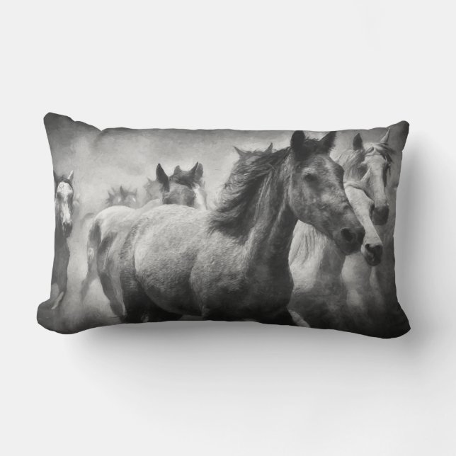 Reitstampede Lumbar Pillow Lendenkissen (Vorderseite)