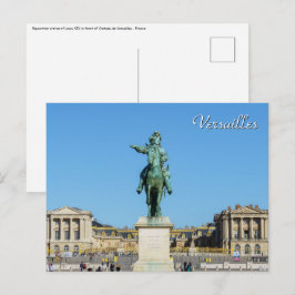 Reitstatue Ludwig XIV in Versailles Postkarte