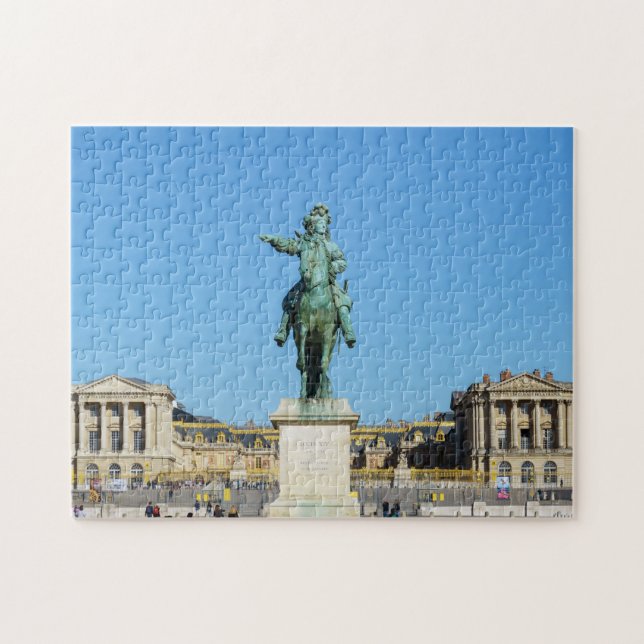 Reitstatue Ludwig XIV in Versailles Puzzle (Horizontal)