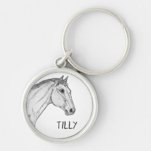 Reittier Bridle Name Tag Schlüsselanhänger