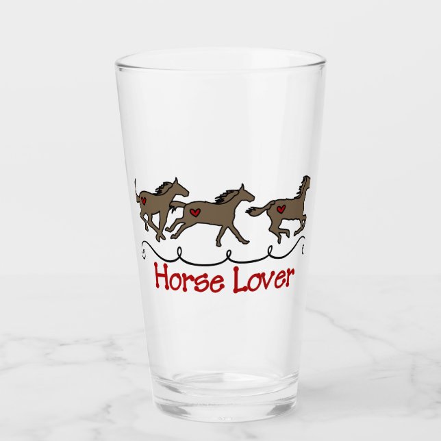 Reittier Glas (Vorderseite)