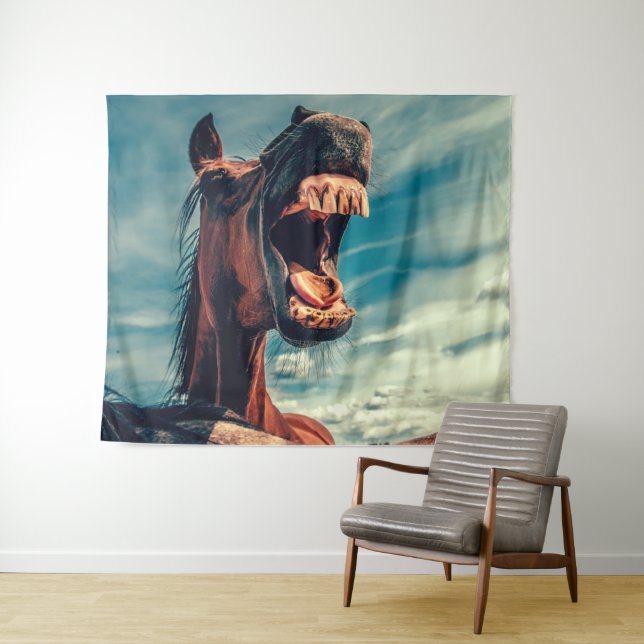 Reittier Wandteppich (Beispiel (Horizontal))