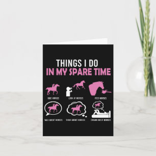 Reittiere Dinge, die ich in meiner Freizeit tue Karte