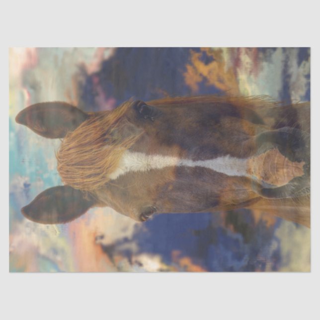 Reittiere-Entführung Seidenpapier (Vorderseite)