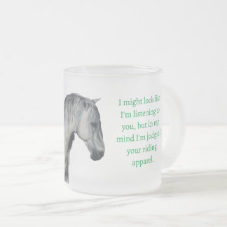 Reittiere Tasse mit dem Weißen Pferd für den Lover