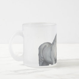 Reittiere Tasse mit dem Weißen Pferd für den Lover