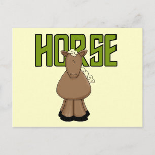 Reittiere und Geschenke Postkarte