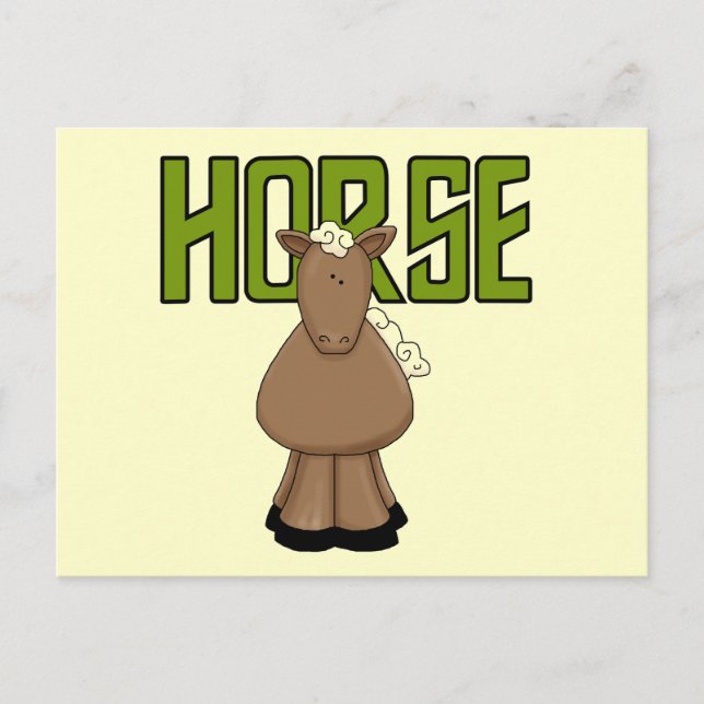 Reittiere und Geschenke Postkarte (Vorderseite)