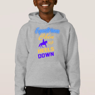 Reittiere versinken Heelse in blau-gelb Hoodie