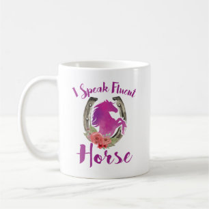 Reittrainer I Speak Fluent Horse Kaffeetasse