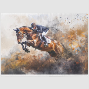Reiturlaub Reiten Seidenpapier