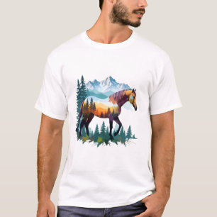 Reitvector Art Animal in the Majestic Nature T-Shirt