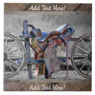 Reitwagen-Rad für den Western der Reitzaun Fliese