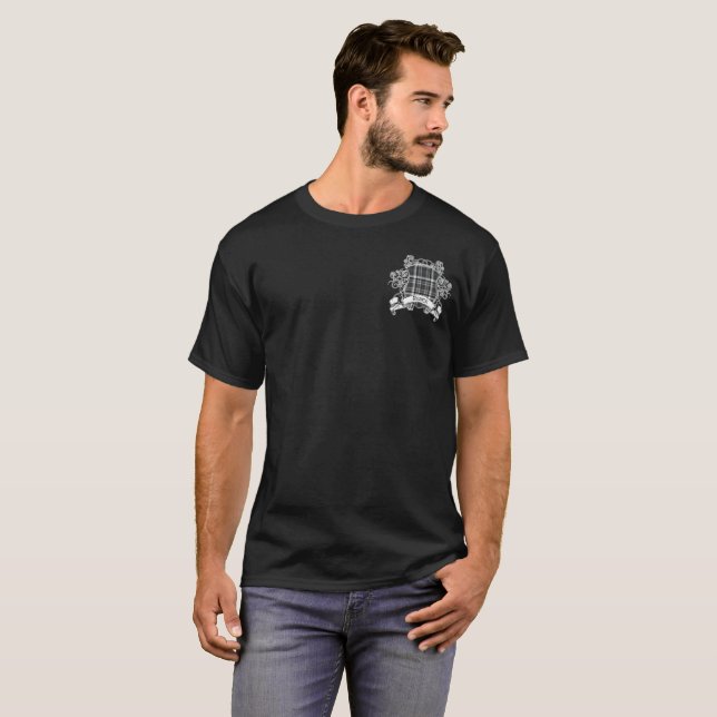 Reiver Tartan-Schild-T-Shirt T-Shirt (Vorne ganz)