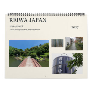 Reiwa Japan Zwölf Fotografien 2027 Kalender