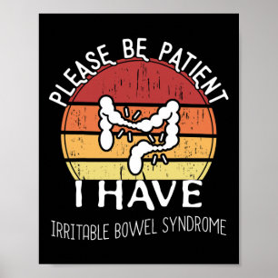 Reizbares Darmsyndrom Aufklärung Spaß Poster