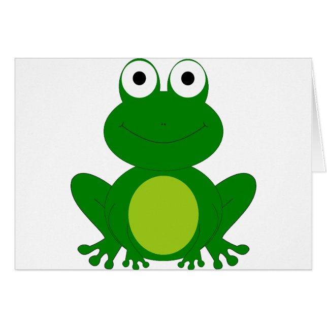 Reizend Cartoonfrosch (Vorderseite (Horizontal))