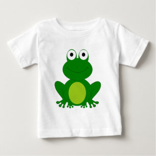 Reizend Cartoonfrosch Baby T-shirt