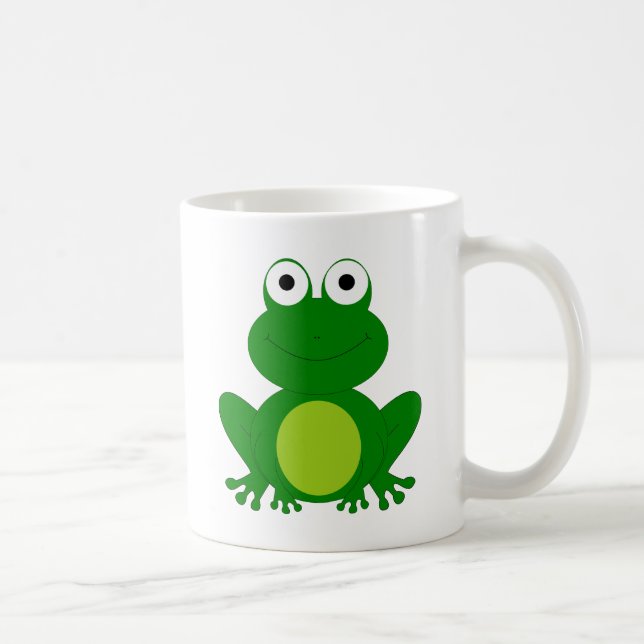 Reizend Cartoonfrosch Tasse (Rechts)