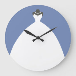 Reizend Hochzeits-Kleid Große Wanduhr
