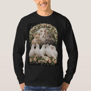 reizend Kaninchen & Vögel T-Shirt