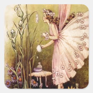 Reizend Quadratischer Aufkleber