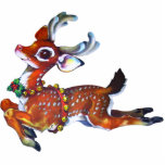 Reizend Ren Fotoskulptur Ornament<br><div class="desc">Eine andere reizend Vintage Verzierung,  zum Ihres Weihnachtsbaums mit zu verzieren.</div>